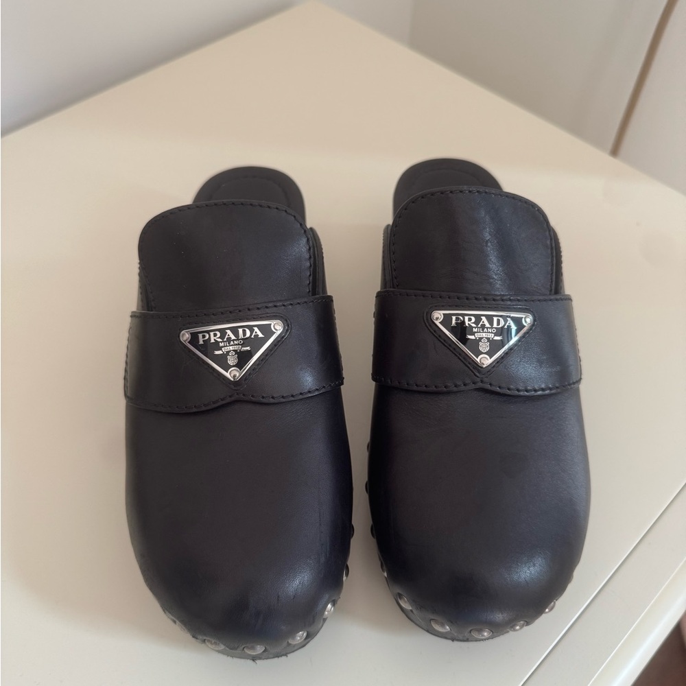 Prada Studded Clogs size 37